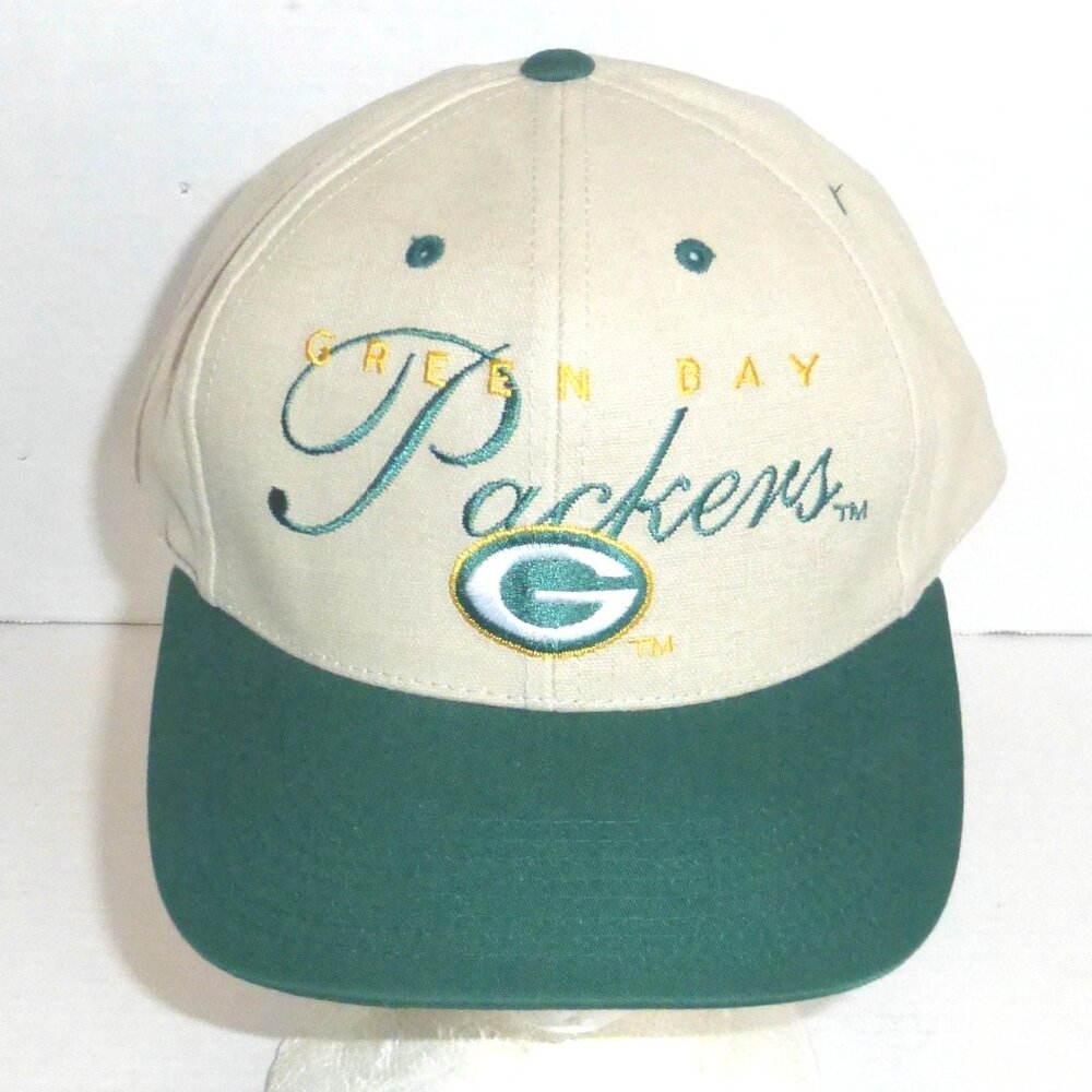 VTG Drew Pearson Team NFL Green Bay Packers Strapback Adjustable Hat PLEASE READ